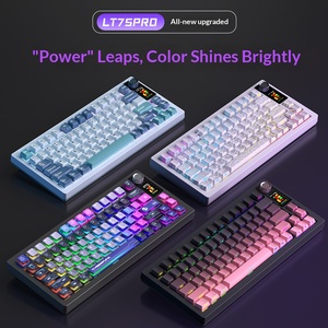 Clavier mécanique personnalisé sans fil Bluetooth tri-mode pour jeux, compatible ordinateur de bureau et ordinateur portable - Product Image 2