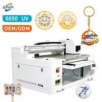 Impresora UV Plana de 60x50cm con 1 Año de Garantía, Semi-Automática, Velocidad de 10-15m/h para Carcasas de Teléfono, Botellas, Pelotas de Golf