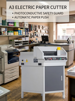 Cortadora de Papel Eléctrica FN-G450VS+ A3 de 450 mm, Máquina de Corte de Papel de Alta Precisión con Protección de Seguridad Infrarroja