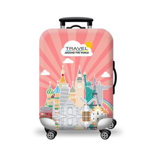 Housse de protection décorative pour bagages, matière spandex, haute élasticité, imperméable, 2 pièces - Product Image 5