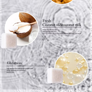 Sapone Esfoliante al Glutatione Bestseller Sapone Sbiancante Artigianale Sapone in Barra al Cocco e Glutatione Sapone all'Olio di Cocco per Viso e Corpo - Product Image 2