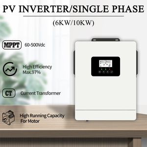 Bomba de Agua SUYEEGO de 6kw sin Batería, Onda Sinusoidal Pura, Solar para Uso Familiar, Híbrida Solar de 6kw - Product Image 5