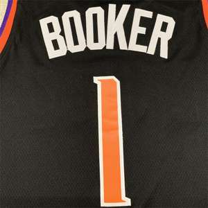 Venta al por mayor auténtico Kevin Durant Devin Booker camisetas de baloncesto Phoenix Swingman uniformes para hombres jóvenes personalizado a granel para el verano - Product Image 6