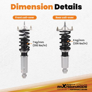 MaXpeedingrods 24 amortiguador ajustable Coilover amortiguador suspensión para <span class=keywords><strong>Mazda</strong></span> <span class=keywords><strong>MX5</strong></span> MK1 Miata 1990-2005 - Product Image 6