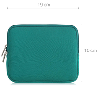 Étui pour liseuse électronique en néoprène de couleur personnalisée avec fermeture éclair, pochette universelle pour liseuse électronique, housse de protection souple pour accessoires de lecture