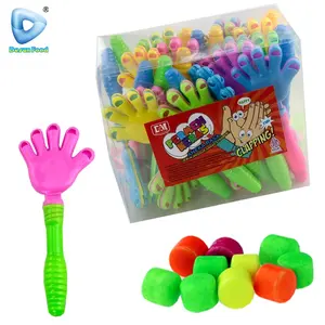 Schlussverkauf Kunststoff günstige bunte Hand-Clap-Spielzeuge mit Süßigkeiten