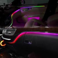 Kit d'éclairage d'ambiance pour Mercedes-Benz Classe S W221 2005-2013, LED multicolores dynamiques, amélioration décorative intérieure, 12V