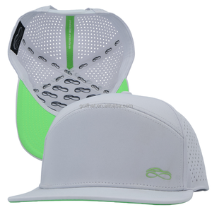 Oem custom logo a <b>Frame</b> Hats Luxury Mens Golf Hat Performance Wide Brim Suede Baseball Cap snapback Hats with Rubber Pvc logo - Product Image 2