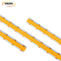 Bande lumineuse LED COB double ligne 2000lm 5 ans de garantie 24v Ra95 600 Chip haute luminosité avec interrupteur de télécommande