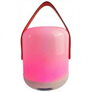 Lámpara Ambiental LED Solar Integrada RGB de Colores Cambiantes Graduales, Recargable, 100W, Carga USB/Solar, PP, 1800mAh, Regulable - Product Image 1
