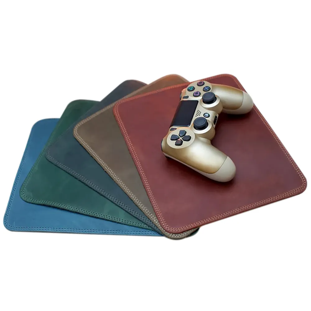 Personalized Gamer Accessories Leather Joystick Pad Custom Game Controller Pad