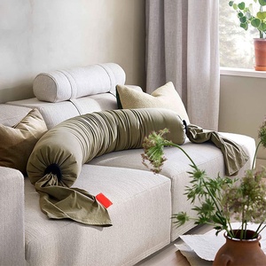 Oreiller de maternité portable et souple en forme de bonbon pour soutenir le cou, les bras, le ventre et les jambes pendant la <span class=keywords><strong>grossesse</strong></span> et l'allaitement, avec boucle réglable - Product Image 6