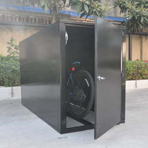 <span class=keywords><strong>Abri</strong></span> de rangement pour vélos et système de verrouillage pour arrière-cour et jardin Hangars extérieurs Base en <span class=keywords><strong>métal</strong></span> pour <span class=keywords><strong>abri</strong></span> de stationnement pour vélos - Product Image 4