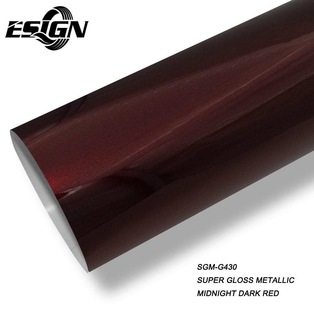 Super Gloss Metallic Midnight Dark Red
