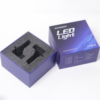 Caja de Embalaje de Cartón Personalizada de Fábrica de Foshan para Faros Delanteros de Motocicleta con Bombilla LED para Automóvil