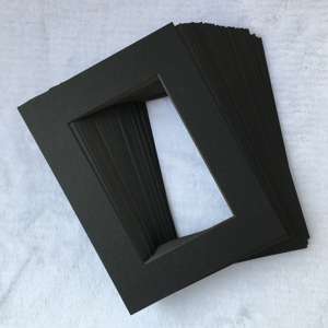 Taille personnalisée de passe-partout blanc pur, passe-partout noir en papier pour travaux manuels/carton pour travaux manuels/simple - Product Image 2