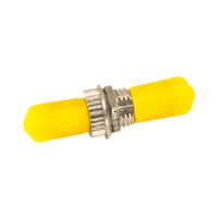 Adaptateur Fibre Optique ST/UPC-ST/UPC Simplex UPC SM Monomode/MM Multimode à Bride FTTH pour Coupleur Réseau Salle Serveur FTTD