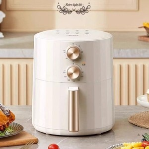Freidora de Aire Midea 5L, Color Blanco Crema, Revestimiento Cerámico Redondo, Eléctrica, Sin Aceite, Multifuncional, Electrodoméstico de Cocina - Product Image 5