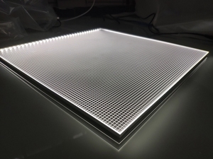 Placa de Guía de Luz Cuadrada de 10 mm, Personalizada, Engrosada, de Alta Uniformidad, Resistente a los Arañazos, para Señalización Publicitaria - Product Image 1