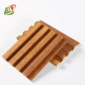 Wall Wpc Panel Hot-selling Waterproof Fluted Panels WPC Great Wall Panel Wall Cladding Wainscoting For Interior Decorative Wall