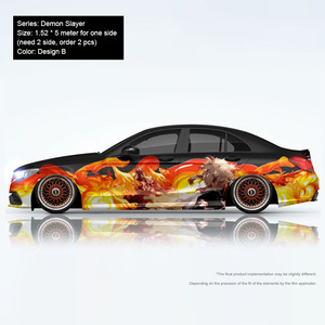 สติ๊กเกอร์ติดรถยนต์ลายอนิเมะ CARKOO Custom และ <span class=keywords><strong>Itasha</strong></span> สำหรับตกแต่งรถยนต์ให้ดูมีสไตล์ - Product Image 2
