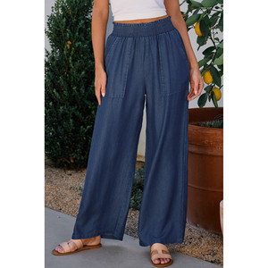 Jeans Solana de Cintura Alta y Pierna Ancha - Product Image 5