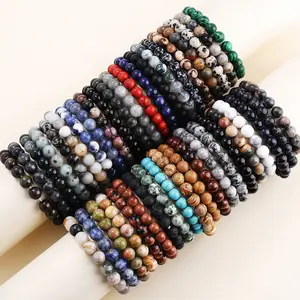Hot diy Natural loose stone beads in stock wholesale beads For bracelet Jewelry Making
