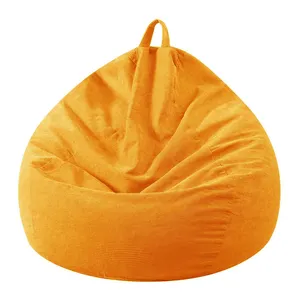 사용자 정의 게으른 좌석 콩 가방 Pouf 퍼프 소파 수입 큰 Beanbag 소파 거실