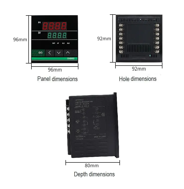 CHB902 New type PID Intelligent over temperature Alarm Digital Temperature Indicator Controller
