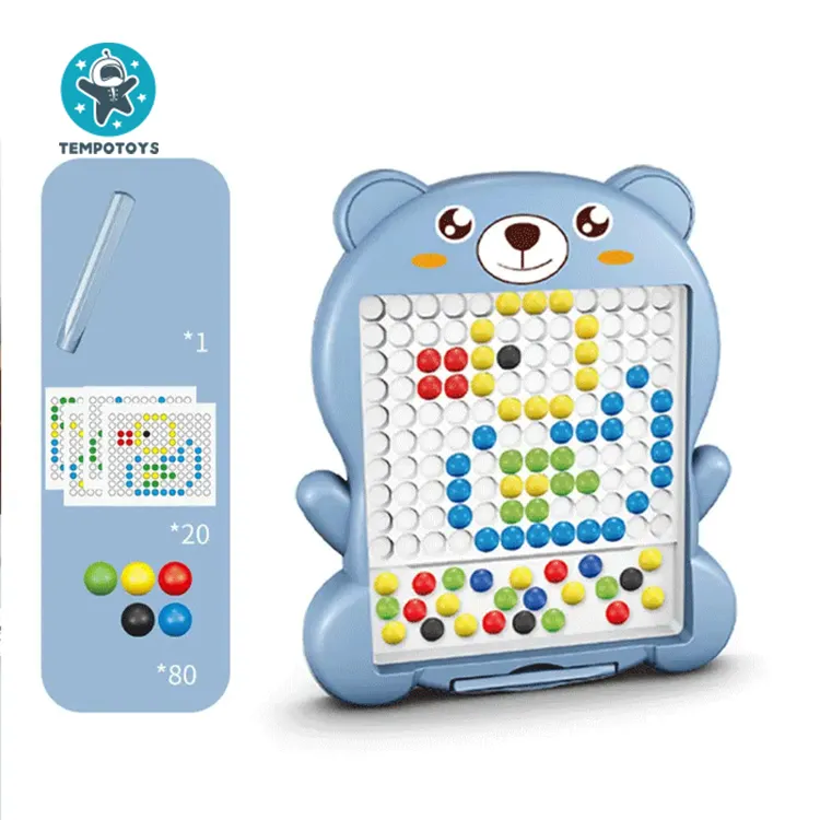 Tempo Tablet magnetik anak, mainan edukasi untuk anak papan gambar magnetik