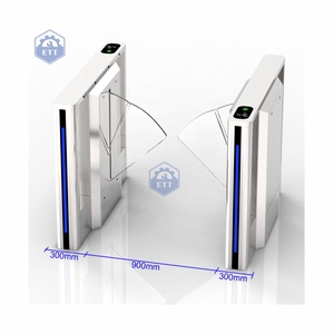 QR Code tourniquet système de contrôle d'accès en acier inoxydable porte de sécurité bidirectionnelle handicapé rabat barrière tourniquet salle de sport IP65 - Product Image 6