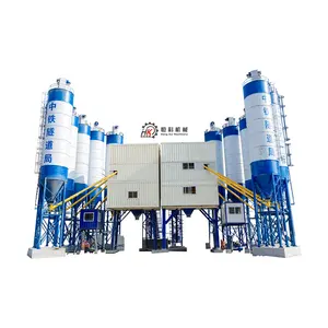 Small and medium-sized concrete mixing plant environmentally friendly fully automatic 50 type mobile mixing plant