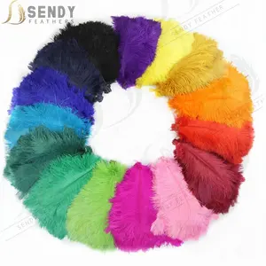 25-30cm 1 pack 50 PCS High Quality Cheap Ostrich Feathers Drabs Decoration For Sale Carnival Costumes DIY Arts craft