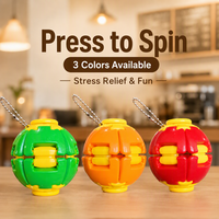 Balle Fidget Spinner Rotative Imprimée en 3D, Nouveau Jouet Magique Anti-Stress, Gadget Cadeau, Boîte Mystère, Vente en Gros
