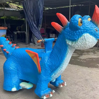 Joy2fun Offre Spéciale : Dinosaures Électriques Animatroniques à Chevaucher pour Enfants, Attractions Intérieures Montables pour Divertissement à Domicile, Fonctionnant à Monnayeur