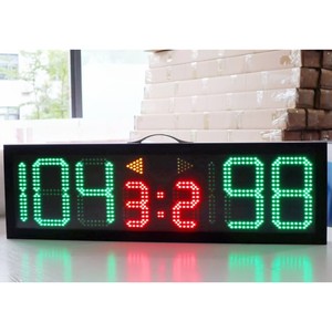 Marcador Electrónico Portátil de Baloncesto de 1m de Largo con Control Remoto para Uso en Cancha - Product Image 1