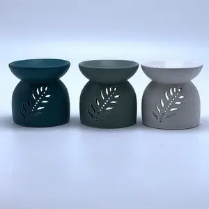 Keramik dekorasi porselen tempat lampu teh minyak pembakar minyak lilin pembakar hangat penyebar Aroma minyak esensial pembakar keramik