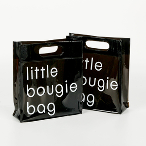 Piccola Borsa da Bagno con Stampa Neon, Borsa Cosmetica Trasparente in PVC Colorata con Manico - Product Image 4