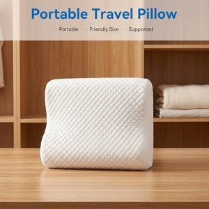 Almohada Cervical Ortopédica <span class=keywords><strong>de</strong></span> <span class=keywords><strong>Espuma</strong></span> Viscoelástica Contorneada <span class=keywords><strong>para</strong></span> Viaje, con Funda Extraíble, <span class=keywords><strong>para</strong></span> Alivio del Dolor <span class=keywords><strong>de</strong></span> Cuello, <span class=keywords><strong>para</strong></span> <span class=keywords><strong>Dormir</strong></span> <span class=keywords><strong>de</strong></span> Lado o Boca Arriba - Product Image 4