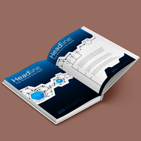 Impression de catalogues professionnels personnalisés, brochure de haute qualité sur papier, brochure à points de reliure, manuel de produit, service d'impression de magazines