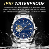 Montre-bracelet automatique mécanique pour homme Binbond J2307 2307, bracelet en acier inoxydable, étanche, style business, mode, Reloj