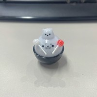 Jouet Squishy Mini Takoyaki Mignon en Silicone Souple, Jouet Anti-Stress Kawaii en Forme d'Animal de Dessin Animé, Cadeau de Décompression