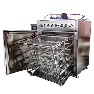 Industrial Automatic Fish Smokehouse 200kg Electric <strong>Sausage</strong> Smoker Oven Smoke Cabinet For Meat - Product Image 2