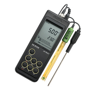 เครื่องวัดค่า pH แบบพกพา รุ่น HANNA HI9124 จากจีน พร้อมความแม่นยำ 0.01 PH/C วัดค่า ORP/mV และอุณหภูมิ สำหรับการทดสอบคุณภาพน้ำ - Product Image 3