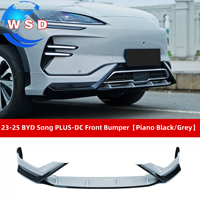 Kit carrosserie avant en PP noir et gris pour BYD SONG PLUS 2023-2025, accessoires extérieurs de voiture