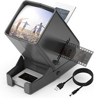 Reusable 3X Magnification LED Lighted Plastic 35MM Film Slide Viewer Camera Accessories