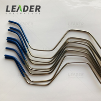 Fil zigzag en acier inoxydable 304 pour serre en film plastique, 2,2 mm, avec revêtement aux deux extrémités