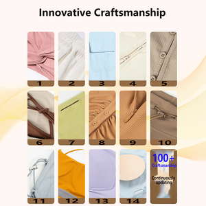 Ensemble de Sport Yoga sans Coutures pour Femme, 2 Pièces, Manches Longues, Tenue d'Entraînement de Gym, Vente en Gros Marchés Chinois En Ligne 2025 - Product Image 2