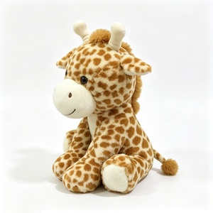 Chubby Baby <b>Giraffe</b> <b>Plush</b> Toy Adorable <b>Giraffe</b> with Cream Accents Soft Fur Plushie PP Cotton Filled 12cm Birthday Gift - Product Image 4