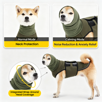 Beruhigungsanzug für Hunde, Anti-Angst-Jacke, Lärmreduzierendes Hemd gegen Donner und Feuerwerk, Stressabbauende Weste für große, mittlere und kleine Hunde